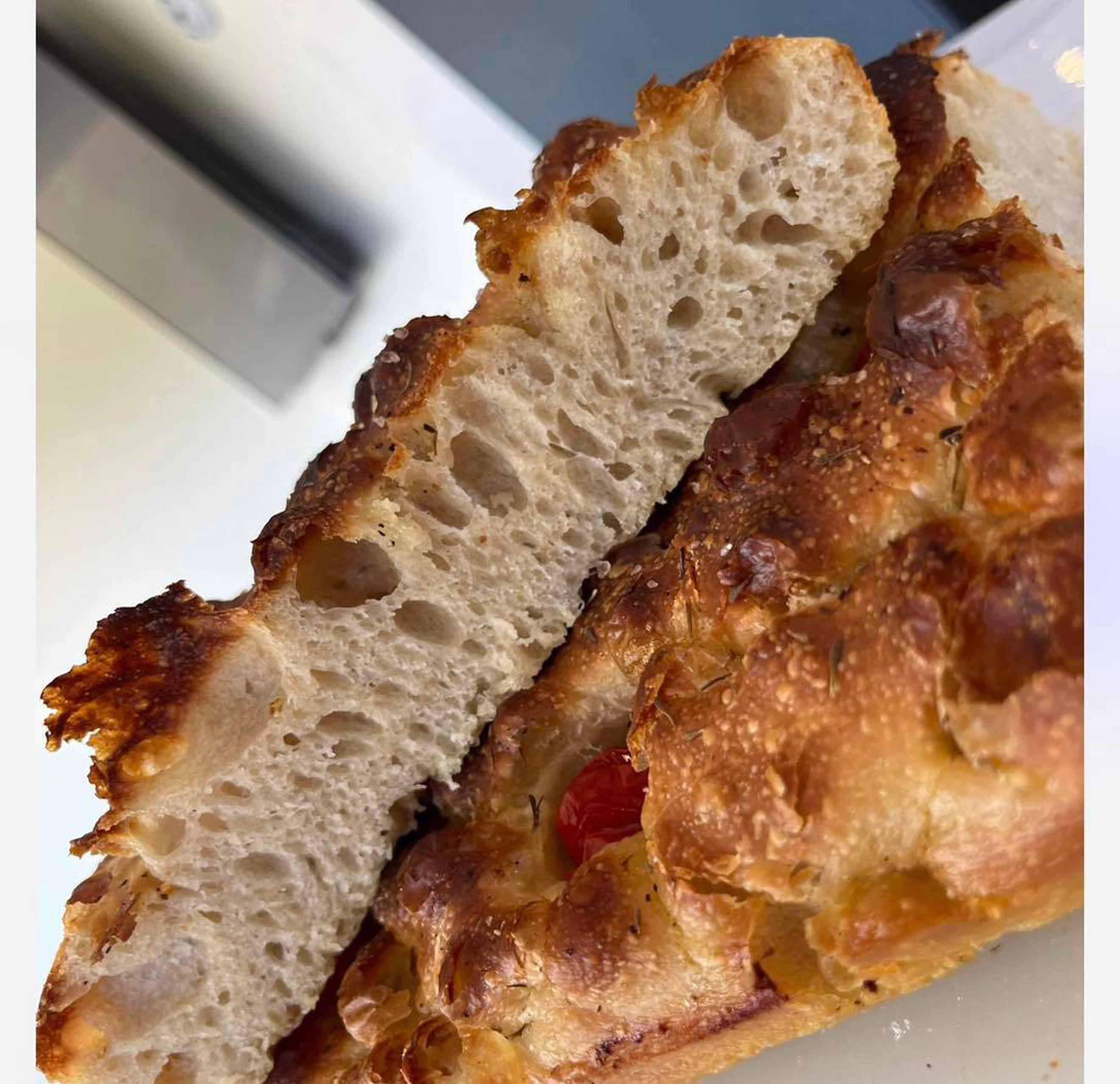 Sourdough Focaccia Tomato and Herb